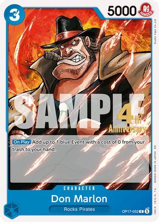 Don Marlon (OP17-052) - [The World's Strongest Warriors Release Event Cards]