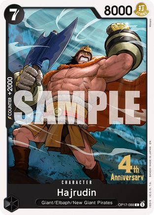 Hajrudin (OP17-088) - [The World's Strongest Warriors Release Event Cards]