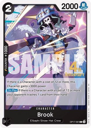 Brook (OP17-091) - [The World's Strongest Warriors Release Event Cards]