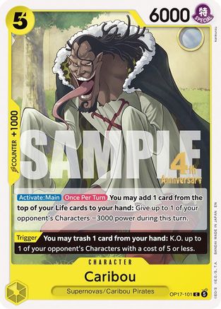 Caribou (OP17-101) - [The World's Strongest Warriors Release Event Cards]