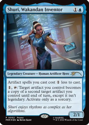 Shuri, Wakandan Inventor  [Foil]  (MEDIA-002) - [Media Promos]