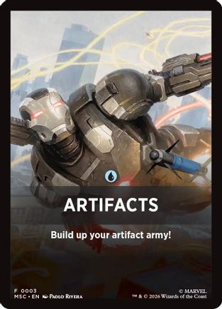 Artifacts Theme Card  (MSC-003) - [Commander: Marvel Super Heroes]