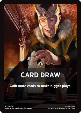 Card Draw Theme Card  (MSC-004) - [Commander: Marvel Super Heroes]