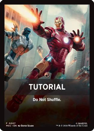 Tutorial Theme Card (0007)  (MSC-007) - [Commander: Marvel Super Heroes]