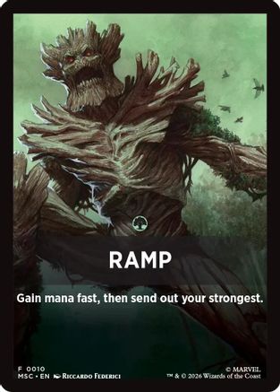Ramp Theme Card  (MSC-010) - [Commander: Marvel Super Heroes]