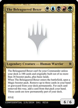 The Beleaguered Boxer  (UNK-) - [Un-Known Event Playtest Cards]
