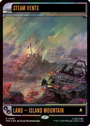Steam Vents (Surge Foil)  [Foil]  (TRK-493) - [Star Trek]