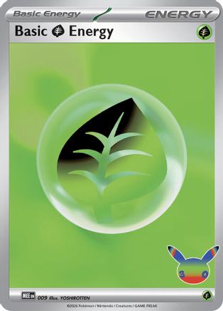 Basic Grass Energy - 009 (30th Celebration) - (9) Holofoil [MEE Mega Evolution Energies]