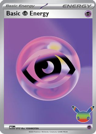 Basic Psychic Energy - 013 (30th Celebration) - (13) Holofoil [MEE Mega Evolution Energies]