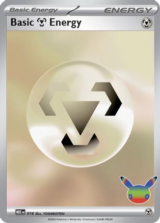 Basic Metal Energy - 016 (30th Celebration) - (16) Holofoil [MEE Mega Evolution Energies]
