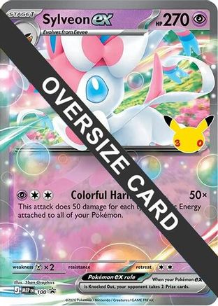 Sylveon EX - 100 (30th Celebration) - (100) [Jumbo Cards]