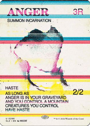 Anger (0296)  (SLZ-296) - [Secret Lair x MSCHF: The Zeta Set]