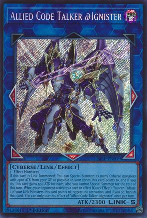 Allied Code Talker @Ignister (Secret Rare) [26LP-EN019] - Limited Pack World Championship 2026 1st Edition - Secret Rare