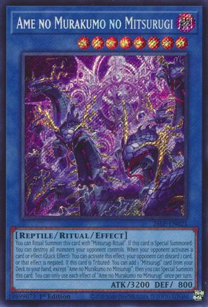 Ame no Murakumo no Mitsurugi (Secret Rare) [26LP-EN021] - Limited Pack World Championship 2026 1st Edition - Secret Rare