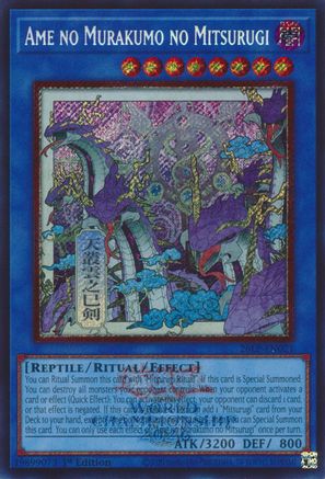 Ame no Murakumo no Mitsurugi (Alternate Art) [26LP-EN021] - Limited Pack World Championship 2026 1st Edition - Secret Rare