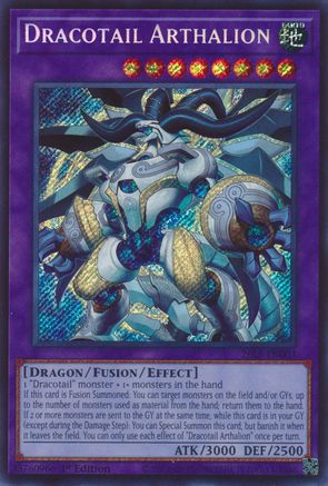 Dracotail Arthalion (Secret Rare) [26LP-EN003] - Limited Pack World Championship 2026 1st Edition - Secret Rare