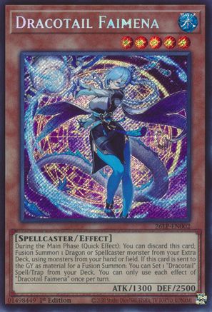 Dracotail Faimena (Secret Rare) [26LP-EN002] - Limited Pack World Championship 2026 1st Edition - Secret Rare