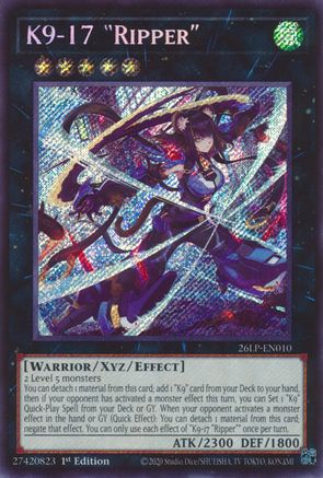 K9-17 Ripper (Secret Rare) [26LP-EN010] - Limited Pack World Championship 2026 1st Edition - Secret Rare