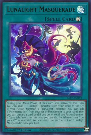 Lunalight Masquerade [26LP-EN013] - Limited Pack World Championship 2026 1st Edition - Ultra Rare