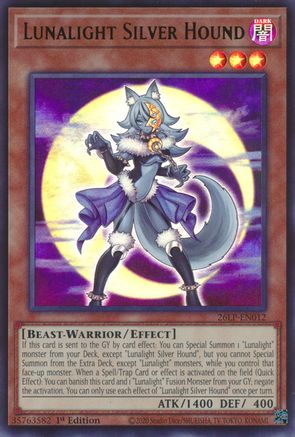 Lunalight Silver Hound [26LP-EN012] - Limited Pack World Championship 2026 1st Edition - Ultra Rare
