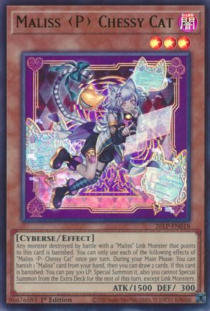 Maliss P Chessy Cat [26LP-EN018] - Limited Pack World Championship 2026 1st Edition - Ultra Rare