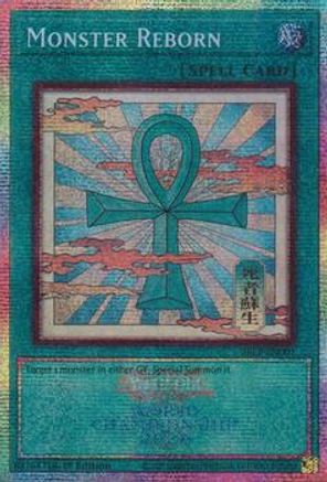 Monster Reborn [26LP-EN001] - Limited Pack World Championship 2026 1st Edition - Prismatic Secret Rare