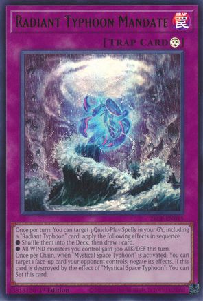 Radiant Typhoon Mandate [26LP-EN015] - Limited Pack World Championship 2026 1st Edition - Ultra Rare