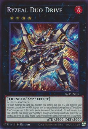 Ryzeal Duo Drive (Secret Rare) [26LP-EN017] - Limited Pack World Championship 2026 1st Edition - Secret Rare