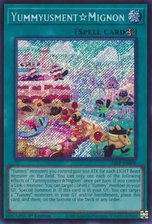 YummyusmentMignon (Secret Rare) [26LP-EN006] - Limited Pack World Championship 2026 1st Edition - Secret Rare