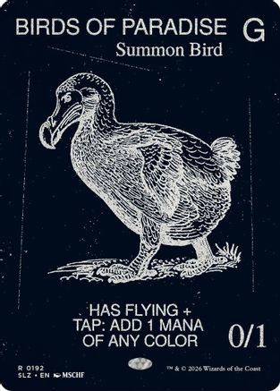 Birds of Paradise (0192)  (SLZ-192) - [Secret Lair x MSCHF: The Zeta Set]