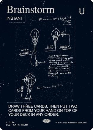 Brainstorm (0134)  (SLZ-134) - [Secret Lair x MSCHF: The Zeta Set]