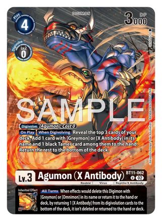 Agumon (X Antibody) (Tamer's Selection Box Ver. X Antibody) (BT11-062) - [Digimon Promotion Cards] Foil