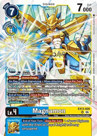 Magnamon (EX13-020) - [Chivalrous XIII] Foil