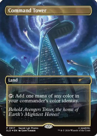 Command Tower (0917)  [Foil]  (SLD-917) - [Secret Lair Drop Series]