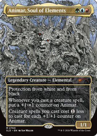 Animar, Soul of Elements (2760)  [Foil]  (SLD-2760) - [Secret Lair Drop Series]