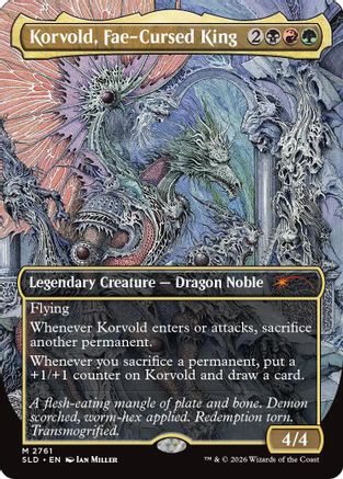 Korvold, Fae-Cursed King (2761)  (SLD-2761) - [Secret Lair Drop Series]