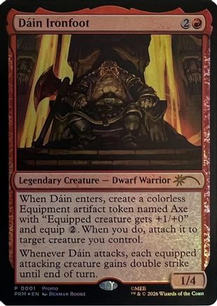 Dain Ironfoot  [Foil]  (MEDIA-001) - [Media Promos]