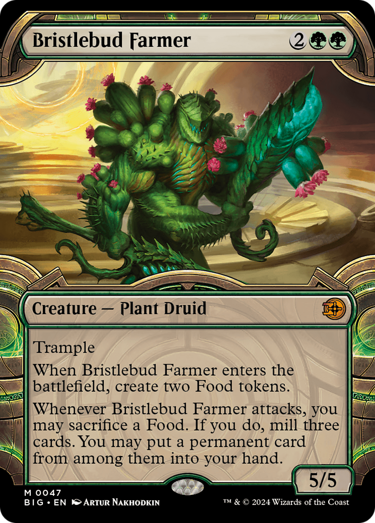 Bristlebud Farmer (Showcase) [Outlaws of Thunder Junction: The Big Score] - Trinity Hobby