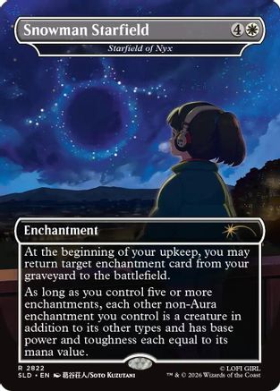 Snowman Starfield - Starfield of Nyx  [Foil]  (SLD-2822) - [Secret Lair Drop Series]