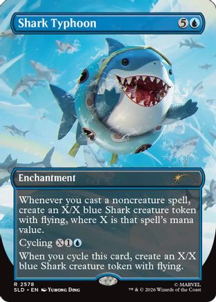 Shark Typhoon  [Foil]  (SLD-2578) - [Secret Lair Drop Series]