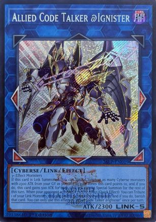 Allied Code Talker @Ignister (Emblazoned Secret Rare) [26LP-EN019] - Limited Pack World Championship 2026 1st Edition - Secret Rare
