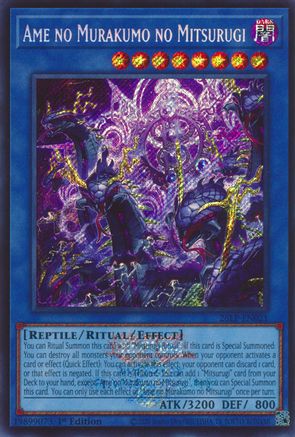 Ame no Murakumo no Mitsurugi (Emblazoned Secret Rare) [26LP-EN021] - Limited Pack World Championship 2026 1st Edition - Secret Rare