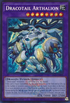 Dracotail Arthalion (Emblazoned Secret Rare) [26LP-EN003] - Limited Pack World Championship 2026 1st Edition - Secret Rare