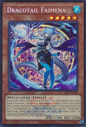 Dracotail Faimena (Emblazoned Secret Rare) [26LP-EN002] - Limited Pack World Championship 2026 1st Edition - Secret Rare