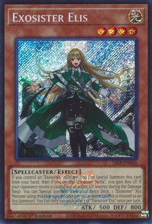 Exosister Elis (Emblazoned Secret Rare) [26LP-EN016] - Limited Pack World Championship 2026 1st Edition - Secret Rare