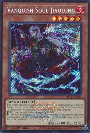 Vanquish Soul Jiaolong (Emblazoned Secret Rare) [26LP-EN009] - Limited Pack World Championship 2026 1st Edition - Secret Rare
