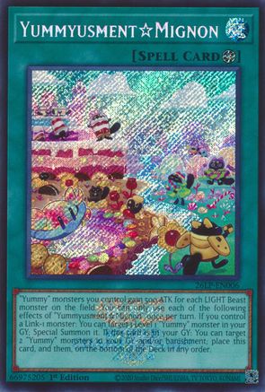 YummyusmentMignon (Emblazoned Secret Rare) [26LP-EN006] - Limited Pack World Championship 2026 1st Edition - Secret Rare