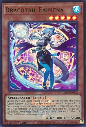 Dracotail Faimena (Emblazoned) [26LP-EN002] - Limited Pack World Championship 2026 1st Edition - Ultra Rare
