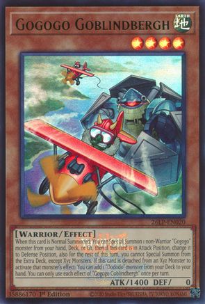 Gogogo Goblindbergh (Emblazoned) [26LP-EN020] - Limited Pack World Championship 2026 1st Edition - Ultra Rare