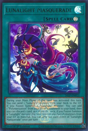 Lunalight Masquerade (Emblazoned) [26LP-EN013] - Limited Pack World Championship 2026 1st Edition - Ultra Rare